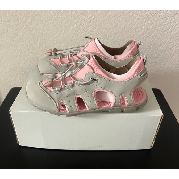 Girls Bump Toe Berkeley Gray Sandal Size 4 - Picture 5 of 9